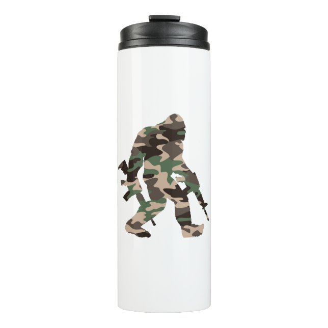 Garrafa Térmica Pé Grande Sasquatch Camuflagem (Frente)