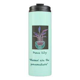 Garrafa Térmica Peace Lily