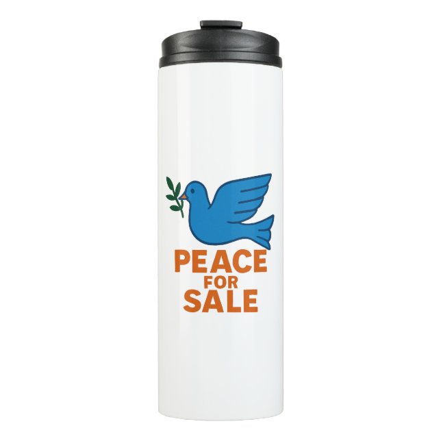 Garrafa Térmica Peace Themed Thermal Thumbler (Frente)