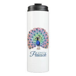 Garrafa Térmica Peacock Colorido Personalizado