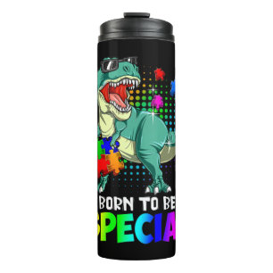 Garrafa Térmica Pegue este Nascer fofo para ser especial T rex Que
