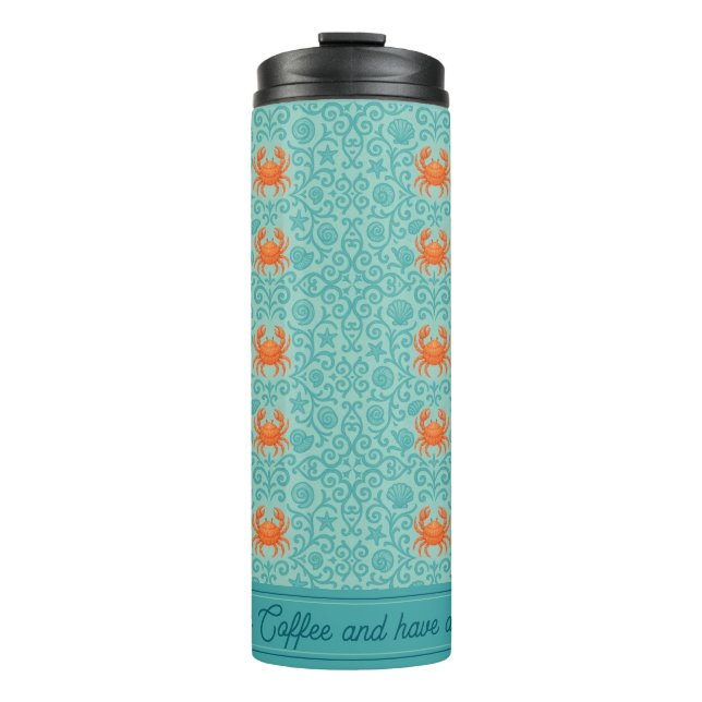 Garrafa Térmica Pegue seu café e tenha excelente dia (Frente)