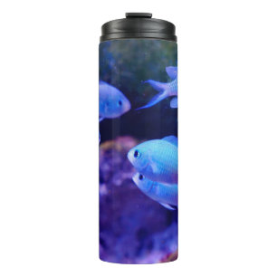 Garrafa Térmica Peixe Azul Tropical