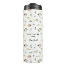 Peixe de Aquarela Personalizado Melhor Professora
