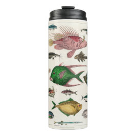 Garrafa Térmica peixe, oceano, fofo, mar, água, animais, pesca