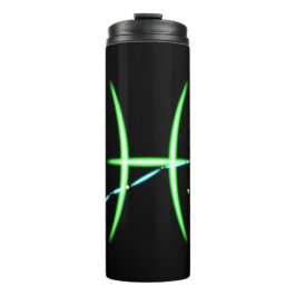 Garrafa Térmica Peixes de constelação Zodiac Tumbler térmico