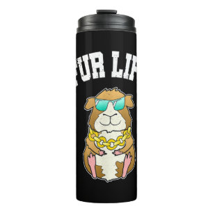 Garrafa Térmica Pele de Hamster Guiné Pele Vida Legal Pet Lover