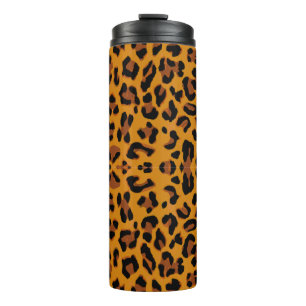 Garrafa Térmica Pele-leopardo de padrão