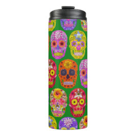 Garrafa Térmica Peles De Flor Padrão Sem Costura 2018