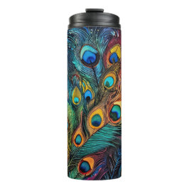 Garrafa Térmica Penas de Peacock