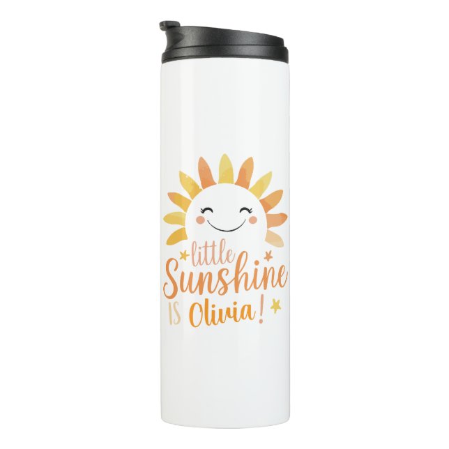 Garrafa Térmica Pequeno Tumbler Térmico Personalizado Por Sol (Rotação à direita)