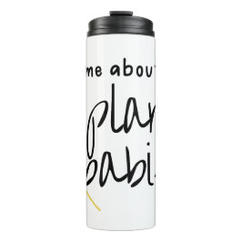 Garrafa Térmica Pergunte-Me Sobre Meus Bebês De Planta