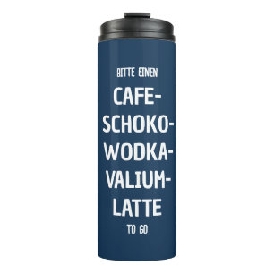 Garrafa Térmica Personalisierbarer Café-Schoko-Wodka-Latte