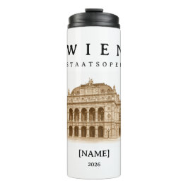 Garrafa Térmica Personalisierte Wien Staatsoper | Name & Jahr