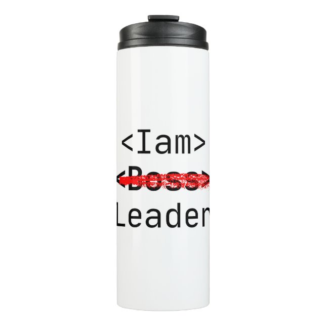 Garrafa Térmica Personalização líder não boos (Frente)