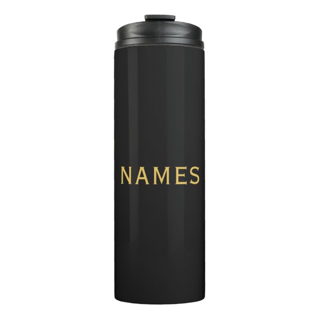 Garrafa Térmica Personalizado Com Sobrenome ou Apelido (Frente)