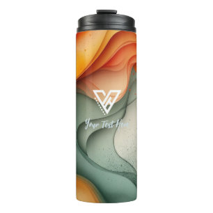 Garrafa Térmica Personalizado: Drinkware de Arte Elementar