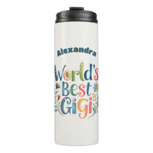 Garrafa Térmica Personalizado GIGI Dia das Mães Natal