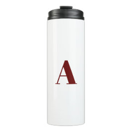 Garrafa Térmica Personalizar a letra inicial do alfabeto