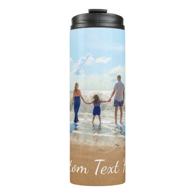 Garrafa Térmica Personalize o seu Tumbler térmico fotográfico com  (Frente)