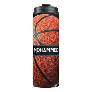 Garrafa Térmica Personalized Basketball Water Bottle Custom Sport