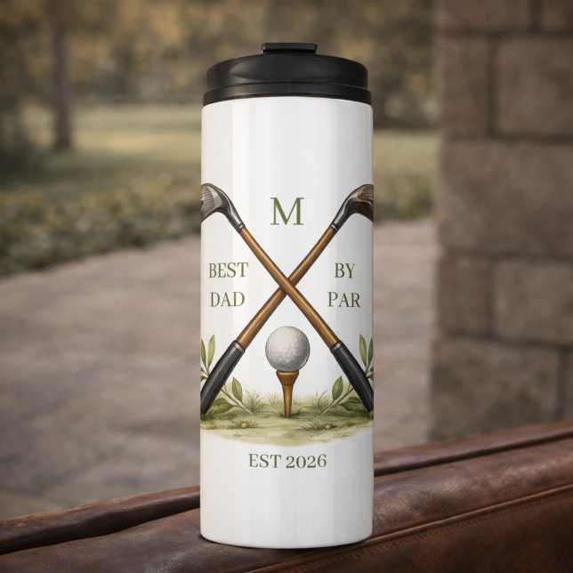 Garrafa Térmica Personalized Best Dad By Par Monogram (Criador carregado)