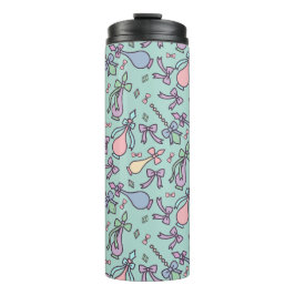 Garrafa Térmica Personalized Bookish Girly Cute Bow Name Perfume