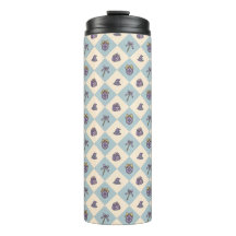 Personalized Bookish Girly Tumbler Wizard Blue