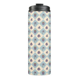 Garrafa Térmica Personalized Bookish Girly Tumbler Wizard Blue