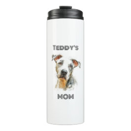Garrafa Térmica Personalized Dog Mom Thermal Tumbler | Custom Gift