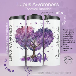 Garrafa Térmica Personalized Lupus Awareness Thermal Tumbler