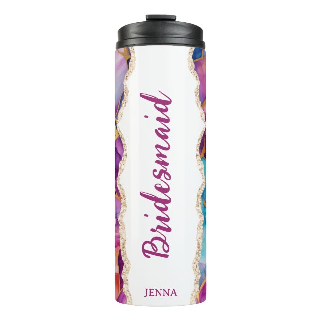 Garrafa Térmica Personalized Name Bridesmaid (Frente)