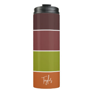 Garrafa Térmica Personalized Name Modern Simple And Trendy