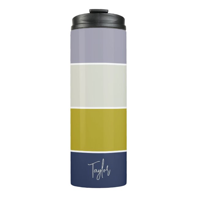 Garrafa Térmica Personalized Name Modern Simple And Trendy (Frente)
