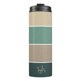 Garrafa Térmica Personalized Name Modern Simple And Trendy