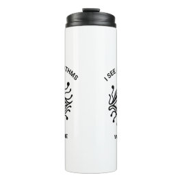 Garrafa Térmica Personalized Tech Thermal Tumbler with Custom Text