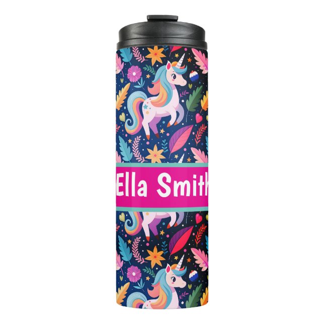 Garrafa Térmica Personalized unicorn drink tumbler (Frente)
