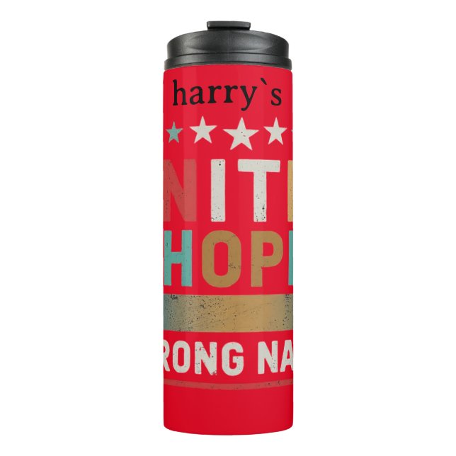 Garrafa Térmica  personaUnited Hope Strong Nation."Thermal Tumbler (Frente)