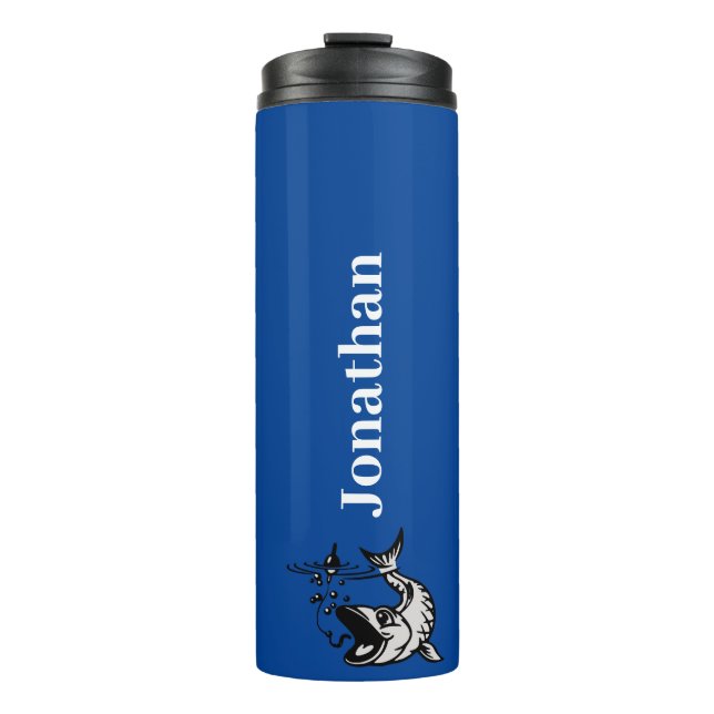 Garrafa Térmica Pesca de marinhos Personalizados (Frente)