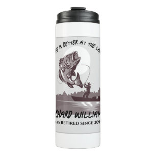 Garrafa Térmica Pesca De Reforma No Lago Pescador Vintage