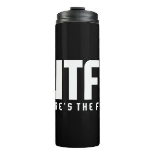 Garrafa Térmica Pesca - wtf onde está o peixe