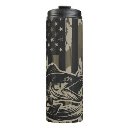 Garrafa Térmica Pescador de Pesca Camo Flag Bottomland Camo