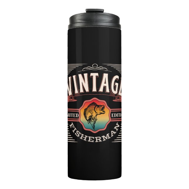 GARRAFA TÉRMICA PESCADOR VINTAGE EDIÇÃO LIMITADA  (Frente)