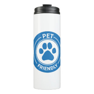 Garrafa Térmica Pet Friendly Bestie Westie Drawn Paw - Azul