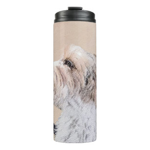 Garrafa Térmica Petit Basset Griffon Vendéen Painting - Arte Canin