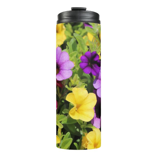 Garrafa Térmica Petunias (Frente)