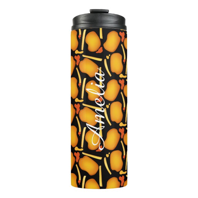 Garrafa Térmica picadas de galinha e de batata frita (Frente)