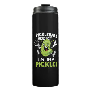 Garrafa Térmica Pickleball-Engraçado