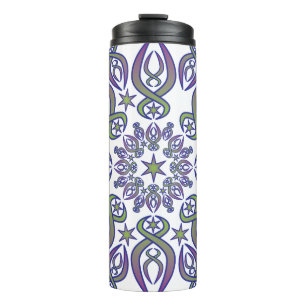 Garrafa Térmica Picos Azuis