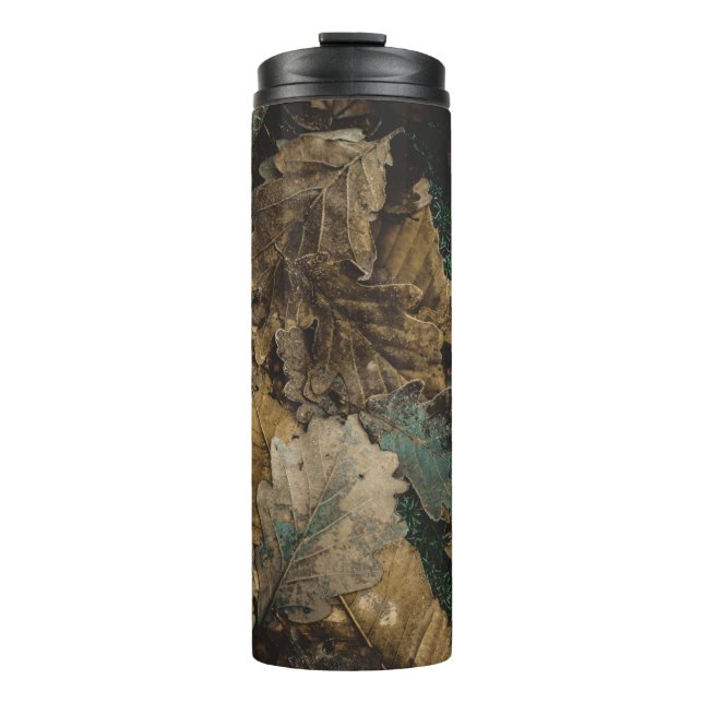 Garrafa Térmica Pilha de folhas cortadas (Frente)